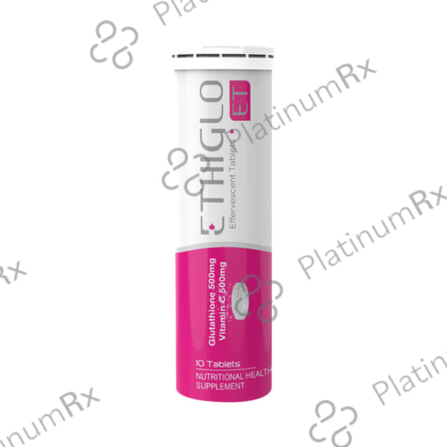 Ethiglo ET with Glutathione & Vitamin C for Skin Health Effervescent Tablet 10s