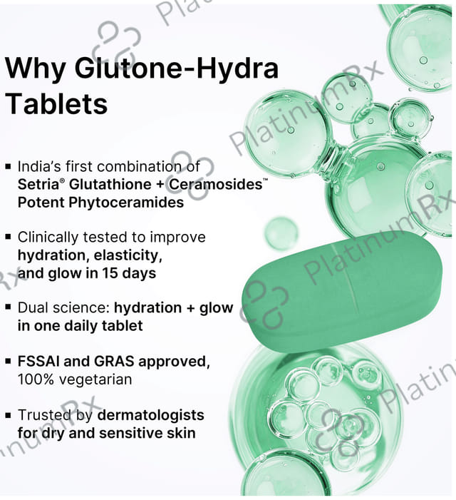 Glutone 600mg Hydra Tablet 30s