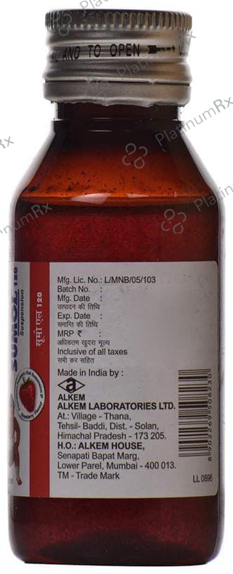 Sumo L 120mg Strawberry Oral Suspension 60ml
