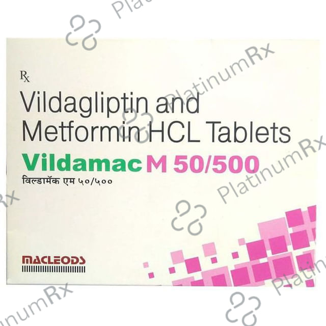Vildamac M 50/500mg Tablet 15s