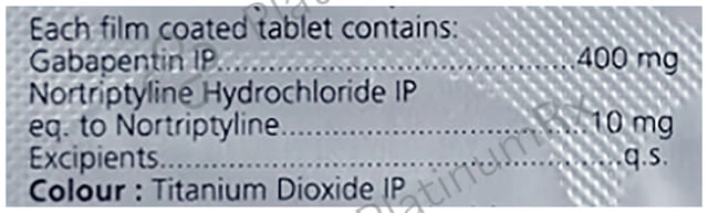 Ecogaba NT 400mg/10mg Tablet