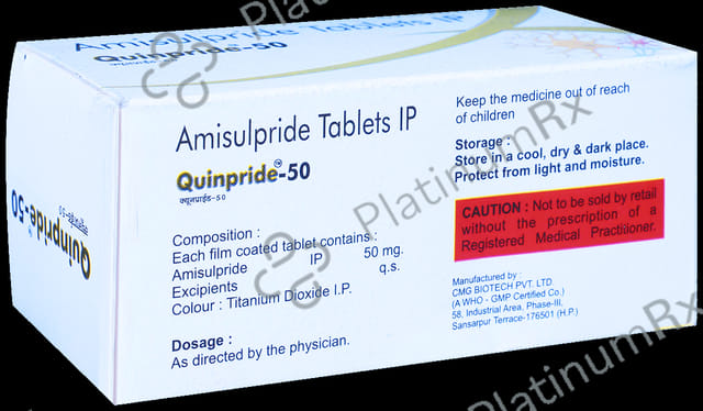 Quinpride 50mg Tablet 10s