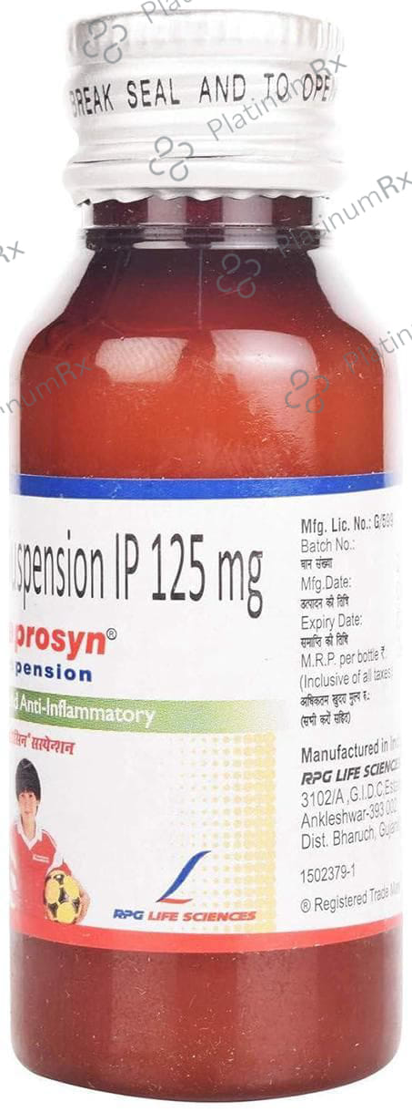 Naprosyn 125mg Oral Suspension 60ml