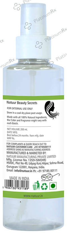 Natuur Hair Tonic Rosemary Peppermint Lavender