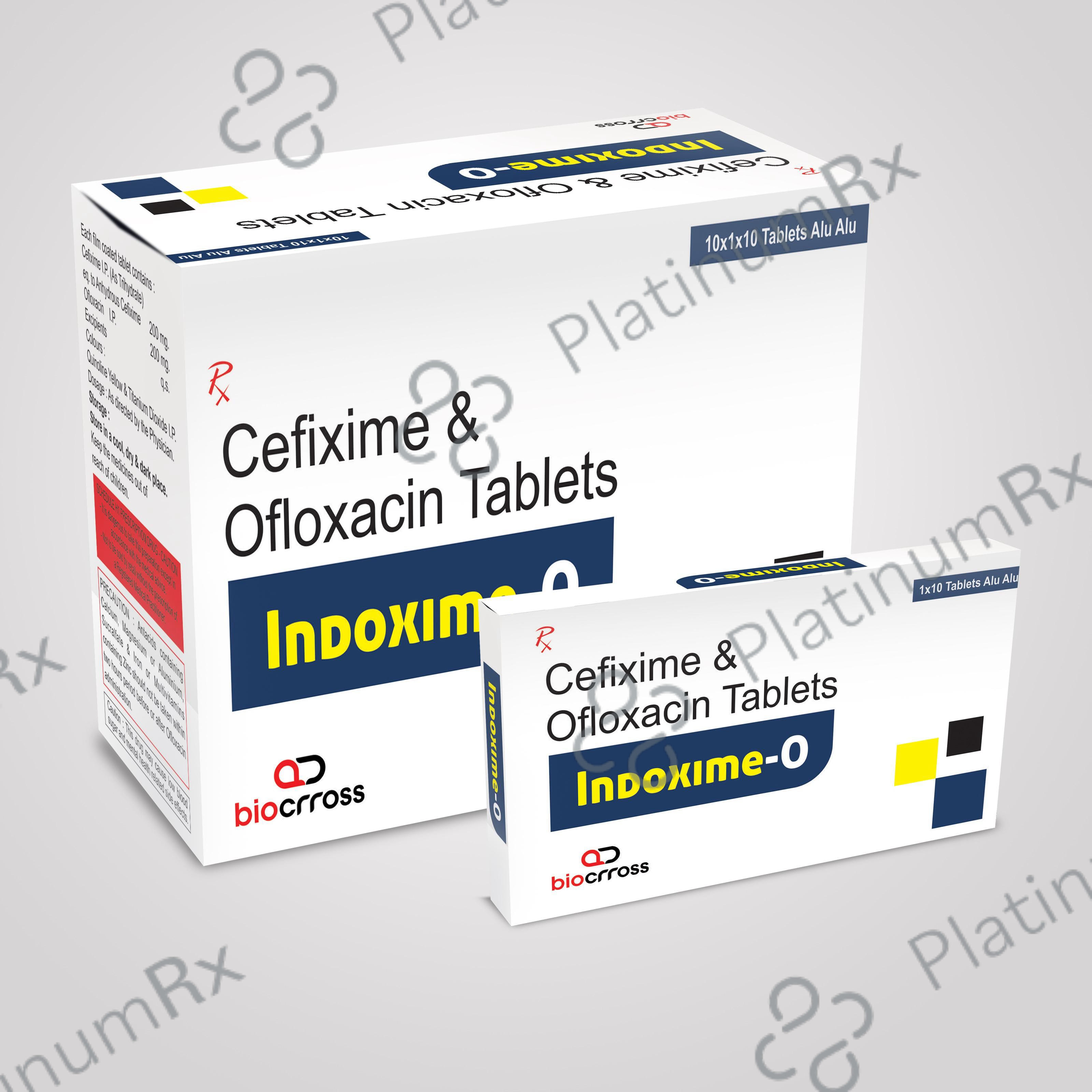 Indoxime O 200/200mg Tablet 10s