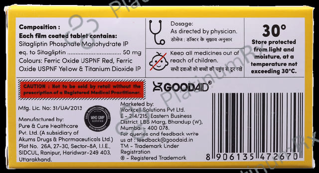 Sitagliaid 50 Tablet