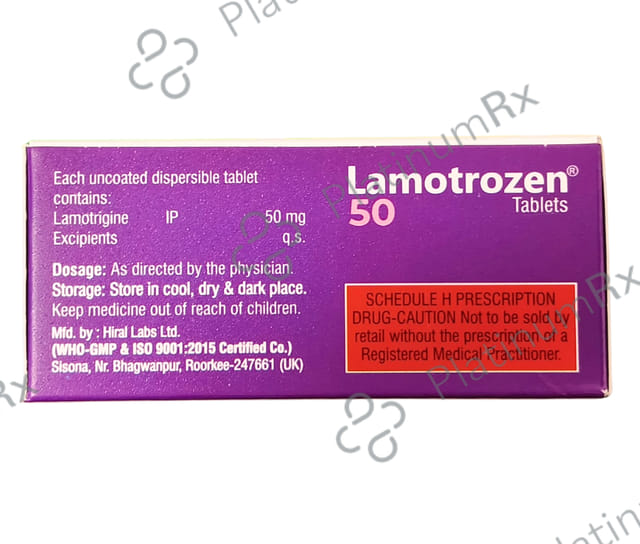 Lamotrozen 50mg Tablet 10s