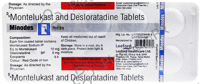 Minodes 5/10mg Tablet 10s