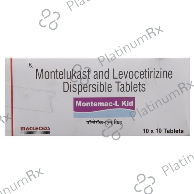 Montemac L Kid 2.5/4mg Tablet DT 10s