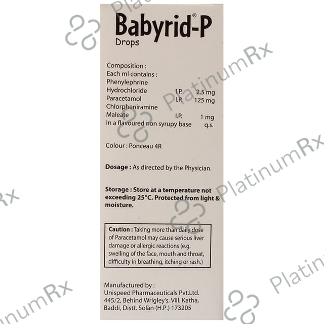 Babyrid P Oral Drop 15ml