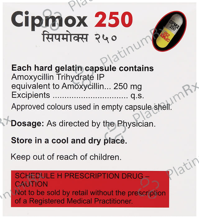 Cipmox 250mg Capsule 15s