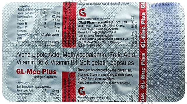 GL Mec Plus Softgel Capsule 10s