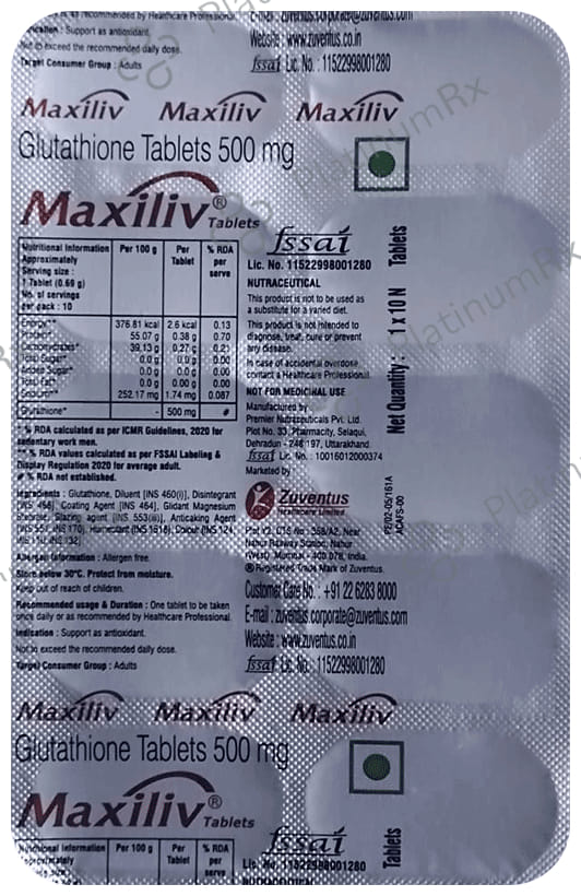 Maxiliv 500mg Tablet 10s