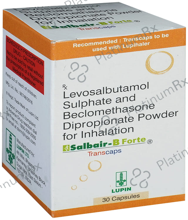 Salbair B Forte 200/200mcg Transcaps 30s