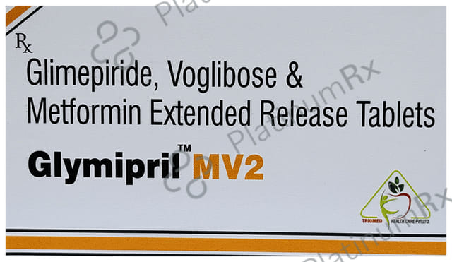 Glymipril MV 2/500/0.2mg Tablet ER 10s