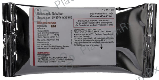 Bunase 0.5mg Respule 5s