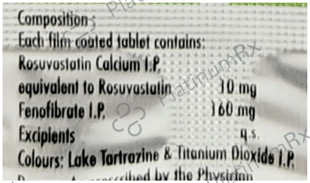 Fortius F 10/160mg Tablet 10s
