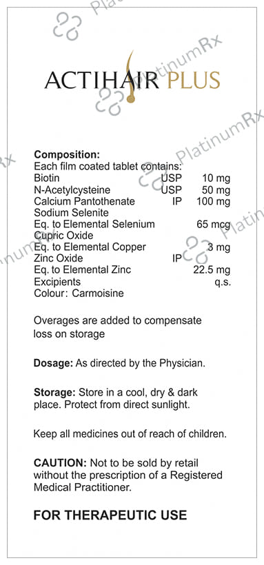 Actihair Plus Tablet 10s