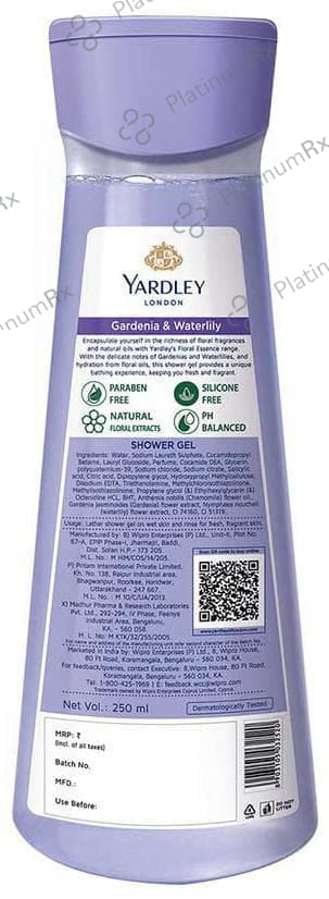 Yardley London Floral Essence Shower Gel Gardenia & Waterlily