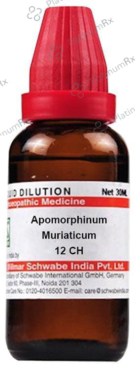 Dr Willmar Schwabe India Apomorphinum Muriaticum Dilution 12 CH