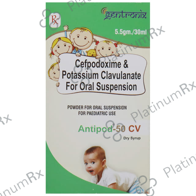 Antipod 50/31.25mg CV Dry Syrup 30ml
