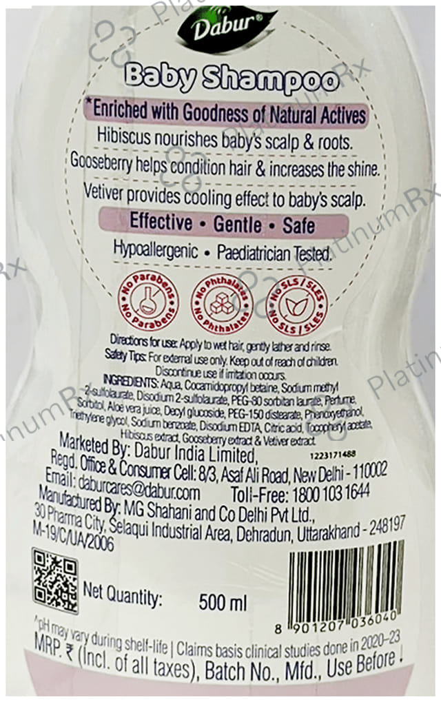 Dabur Baby Shampoo 500 Shampoo