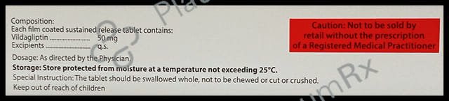 O Vildalog 50 Tablet SR