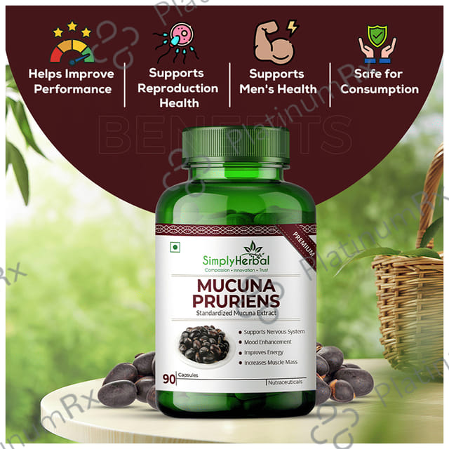 Simply Herbal Mucuna Pruriens Capsule