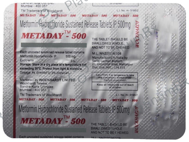 Metaday 500 Tablet SR