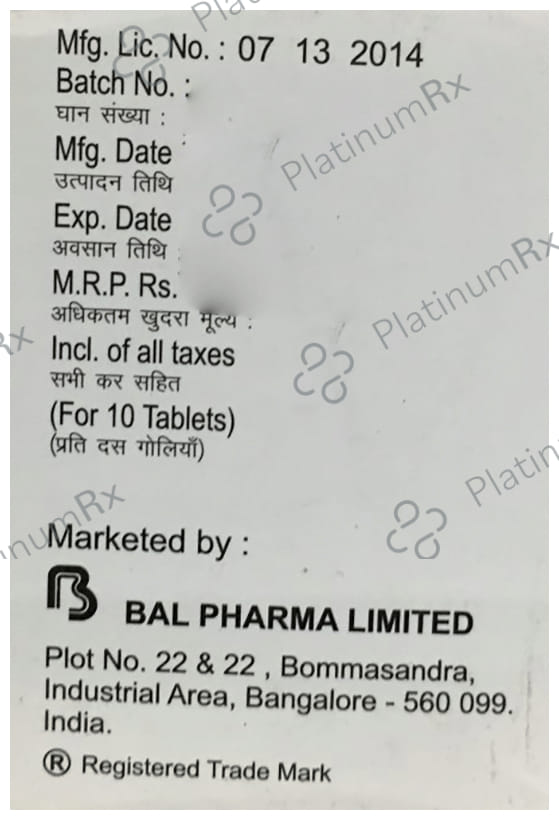 Diabend MEX 60/500mg Tablet ER 10s