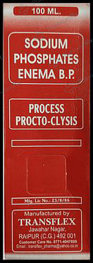 Process Procto-Clysis Enema