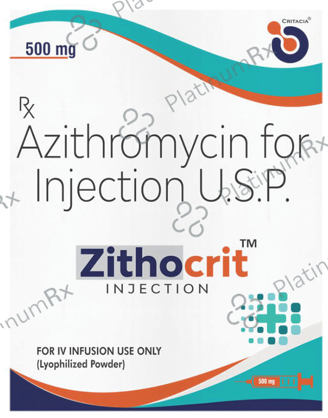 Zithocrit 500mg Injection 1s