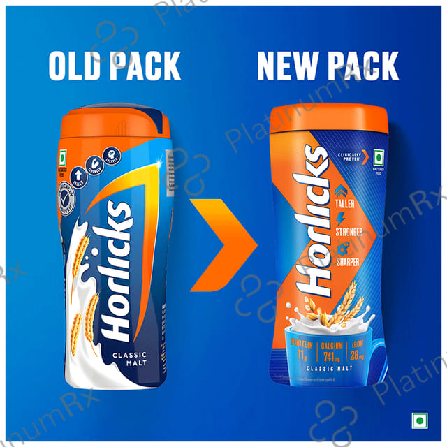 Horlicks Drink with Vitamin C, D & Zinc - For Bones & Metabolism - Flavour Classic Malt 1 kg
