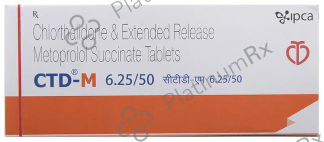 CTD M 6.25/50mg Tablet ER 10s