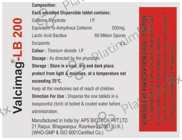 Valcimag-LB 200 Tablet DT