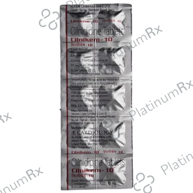 Cilnikem 10mg Tablet 10s