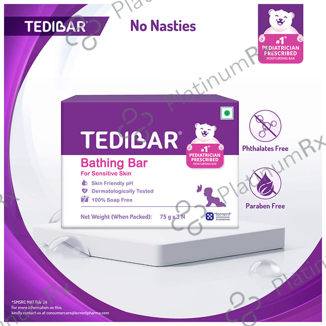 Tedibar Bathing Bar Soap 3s