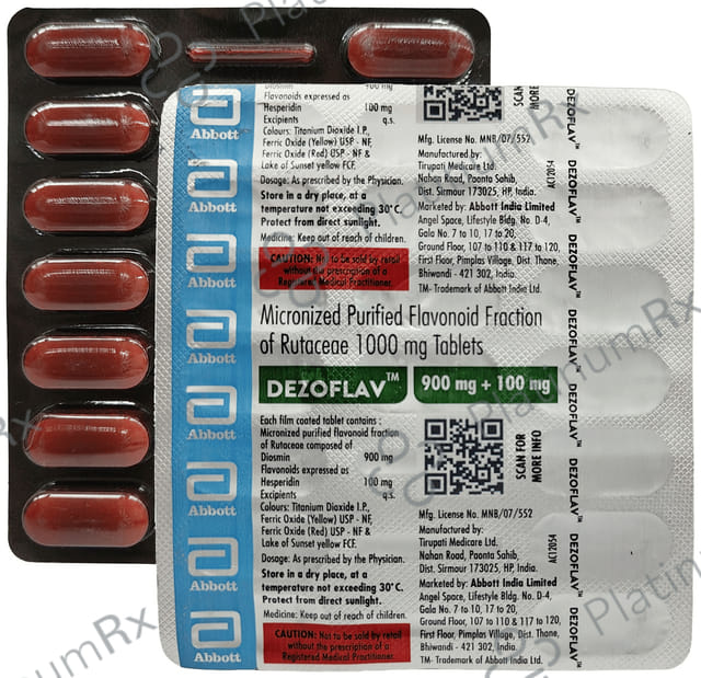 Dezoflav 900/100mg Tablet 18s