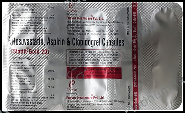 Statfit-Gold 20/75/75mg Capsule 10s