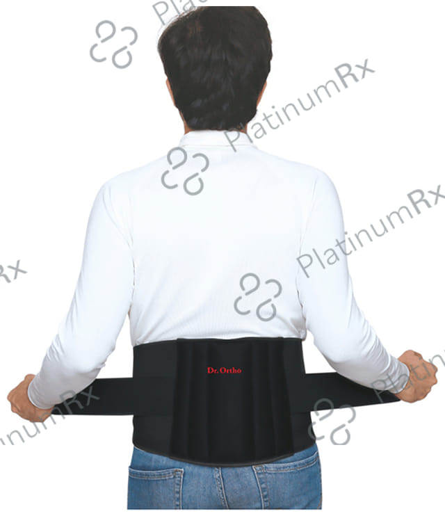 Dr Ortho Lumbo Sacral Support Belt Medium Black