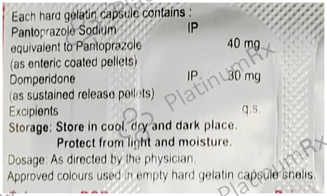 Primepan D 30/40mg Capsule SR 10s