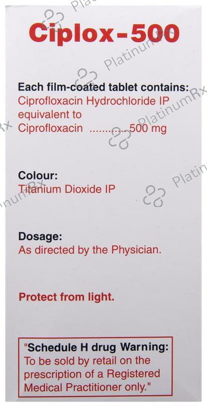 Ciplox 500mg Tablet 10s