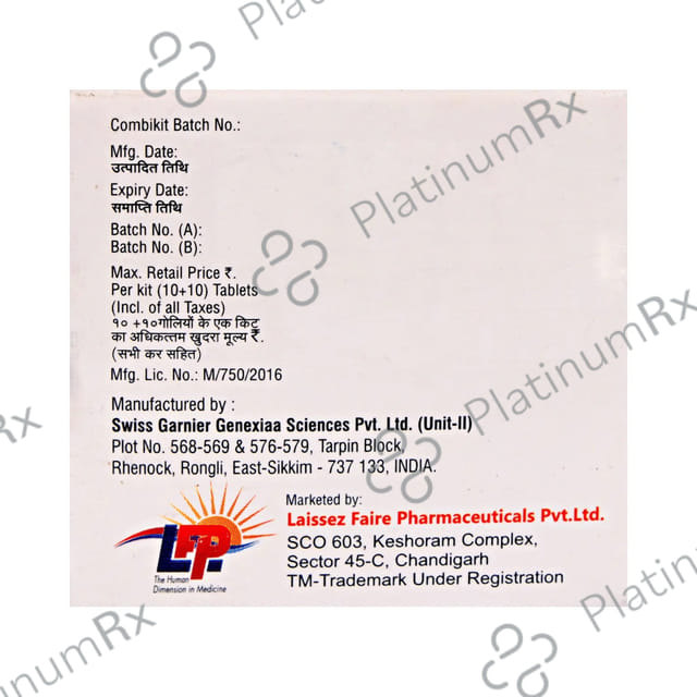 Eplar T 25/10mg Tablet 20s