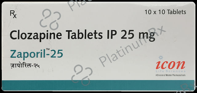 Zaporil 25mg Tablet 10s