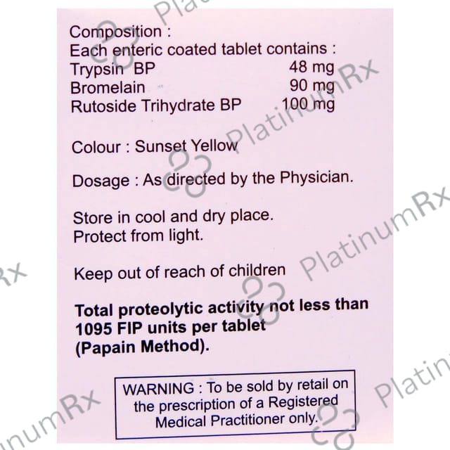 Enzoheal 90mg/48mg/100mg Tablet