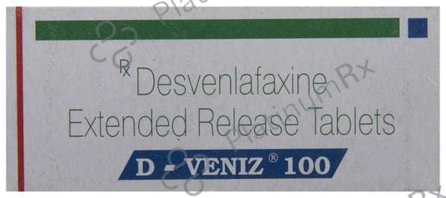 D Veniz 100mg Tablet ER 10s