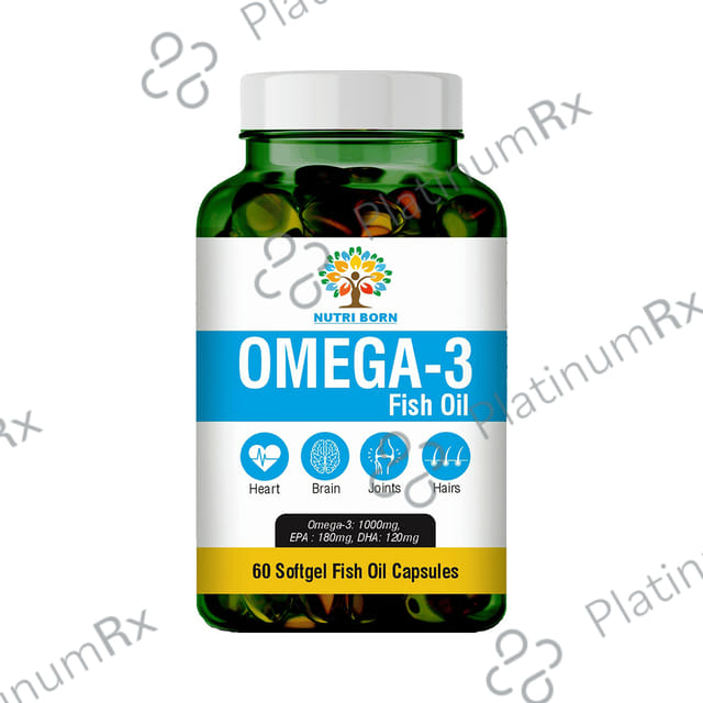 Nutri Born Omega 3 Fish Oil Softgel 60s