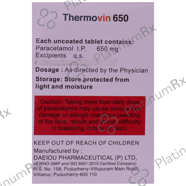 Thermovin 650 Tablet