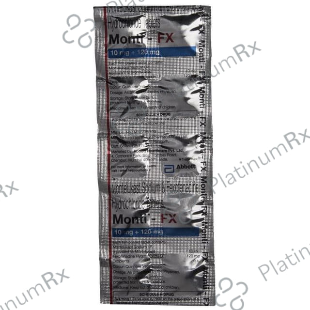 Monti FX 10/120mg Tablet 10s