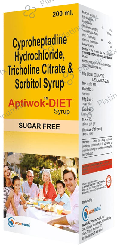 Aptiwok-Diet Syrup Sugar Free